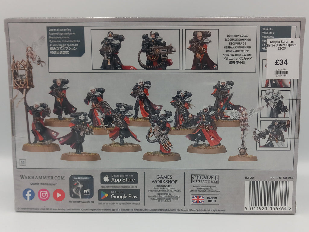 Adepta Sororitas Battle Sisters Squad Warhammer 40K