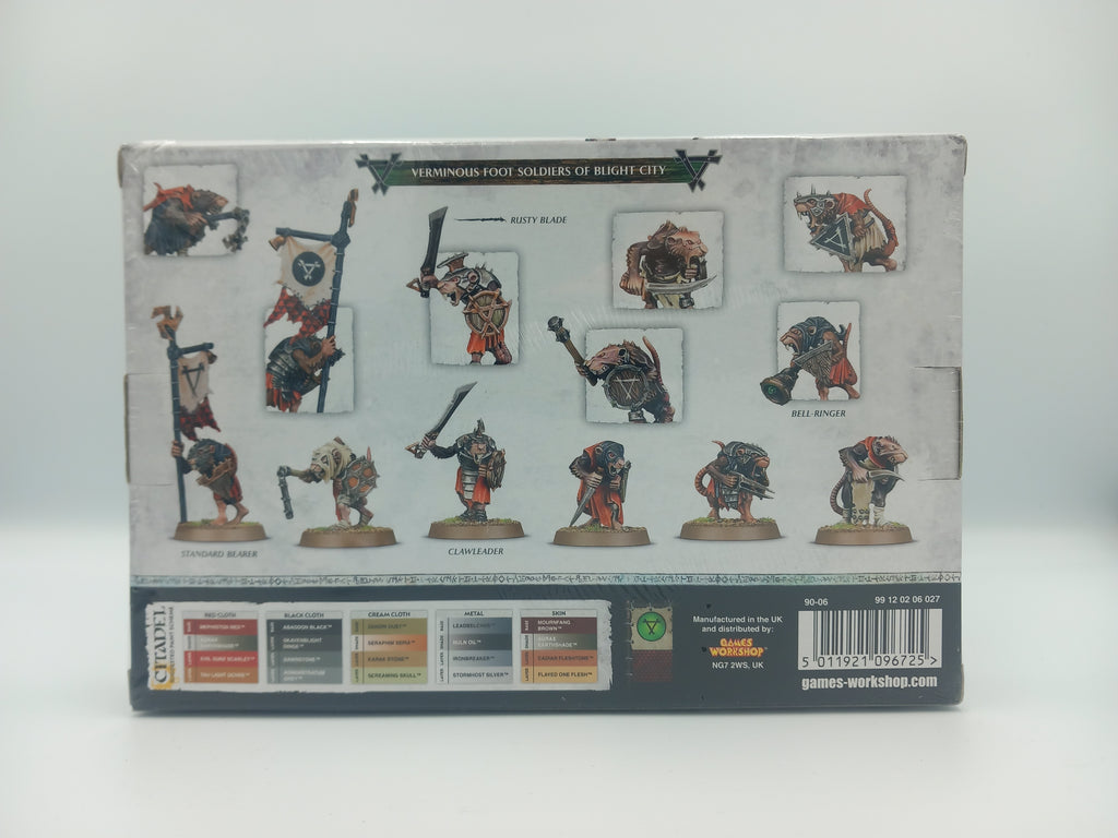 Skaven 20 Clanrats sealed Warhammer Age of Sigmar