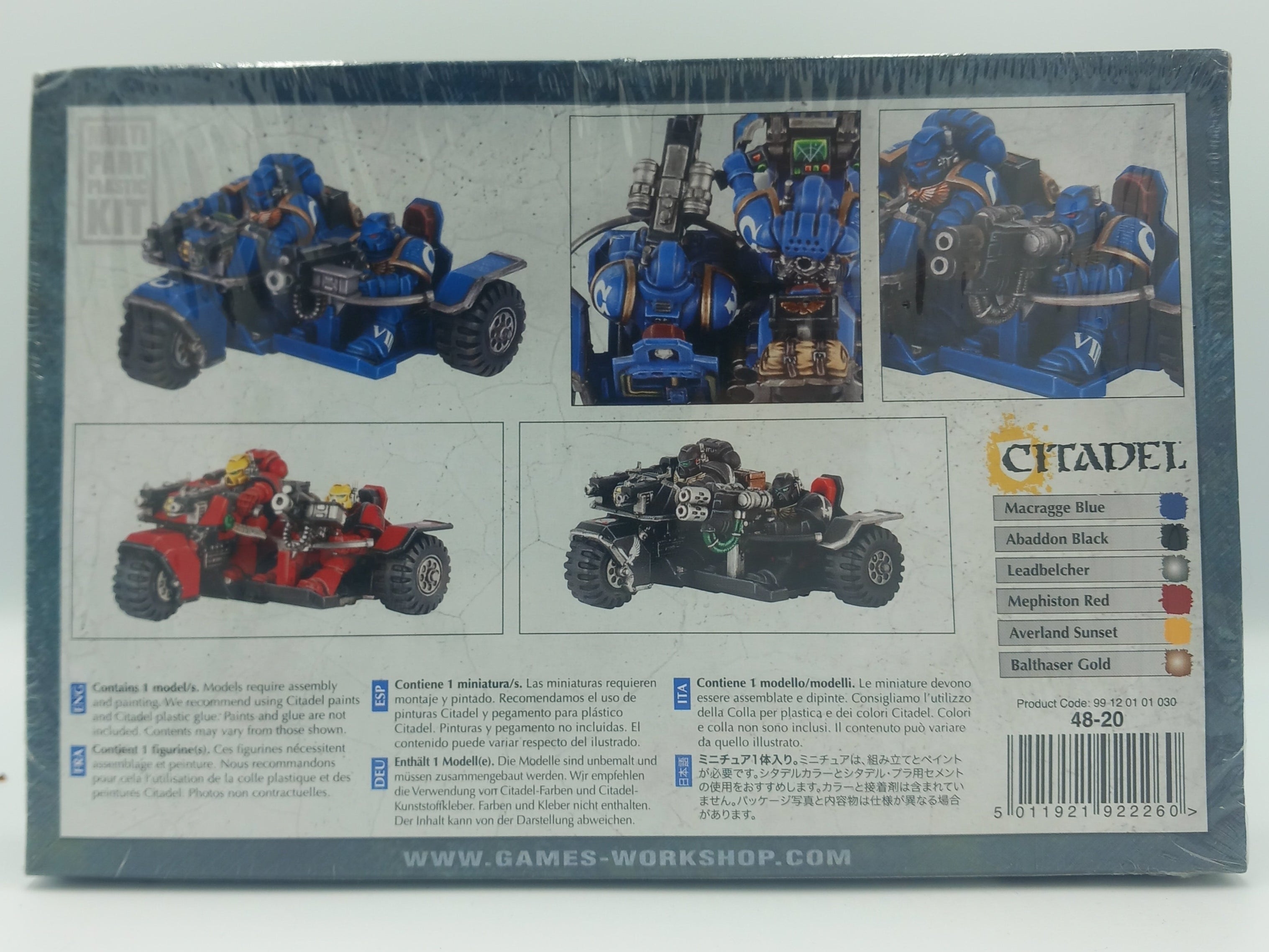 Space Marine Attack Bike Warhammer 40k