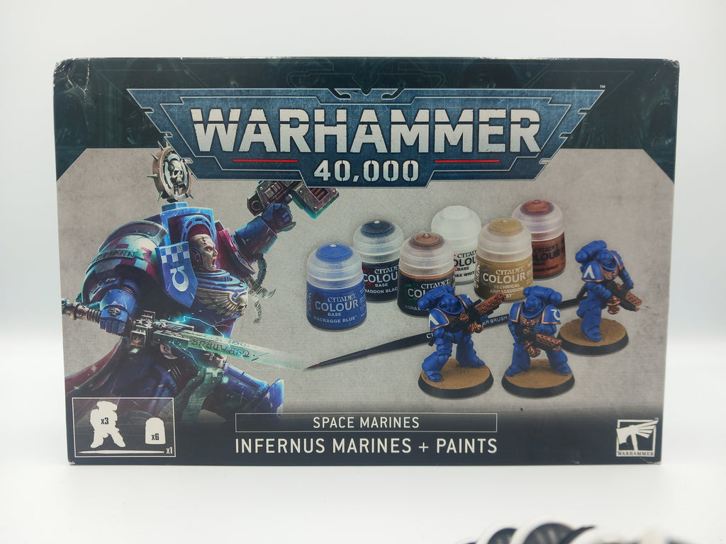 Space Marines Infernus Marines Paint Set Warhammer 40K