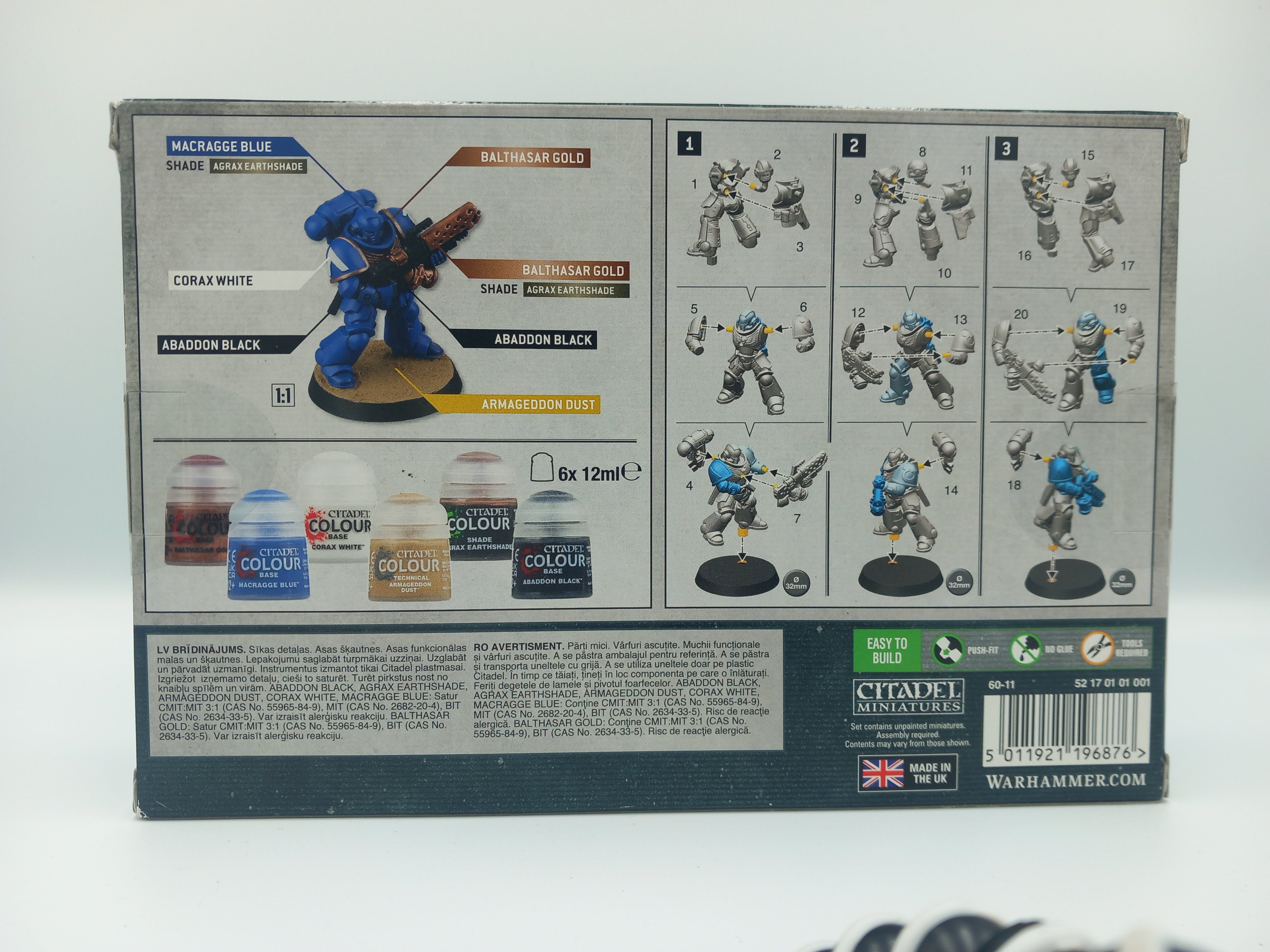 Space Marines Infernus Marines Paint Set Warhammer 40K