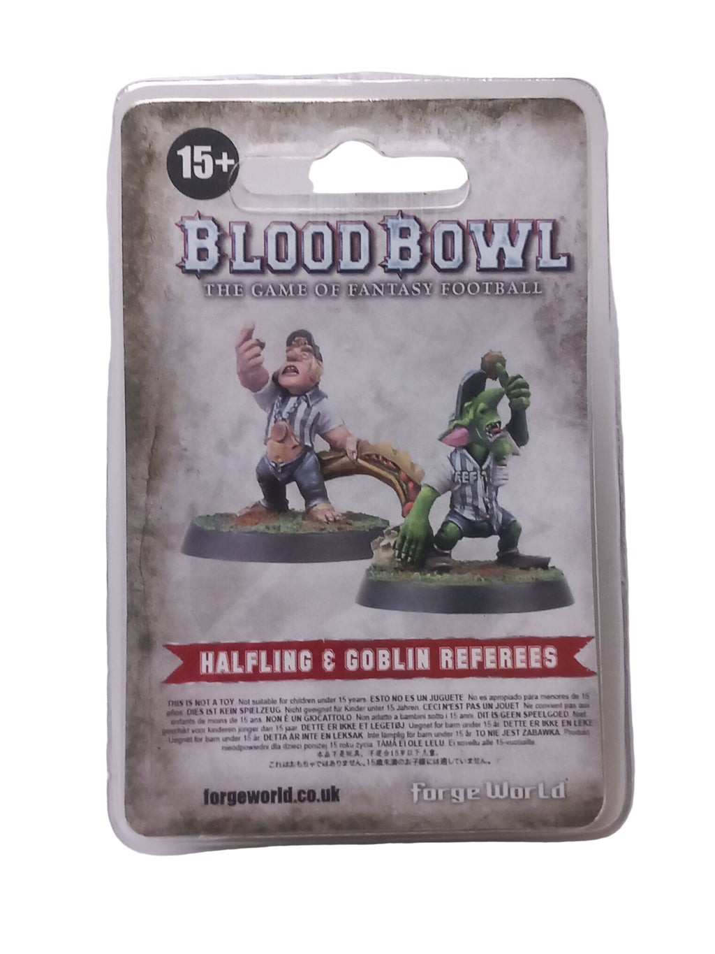 Blood Bowl Halfling & Goblin Referees Forge World