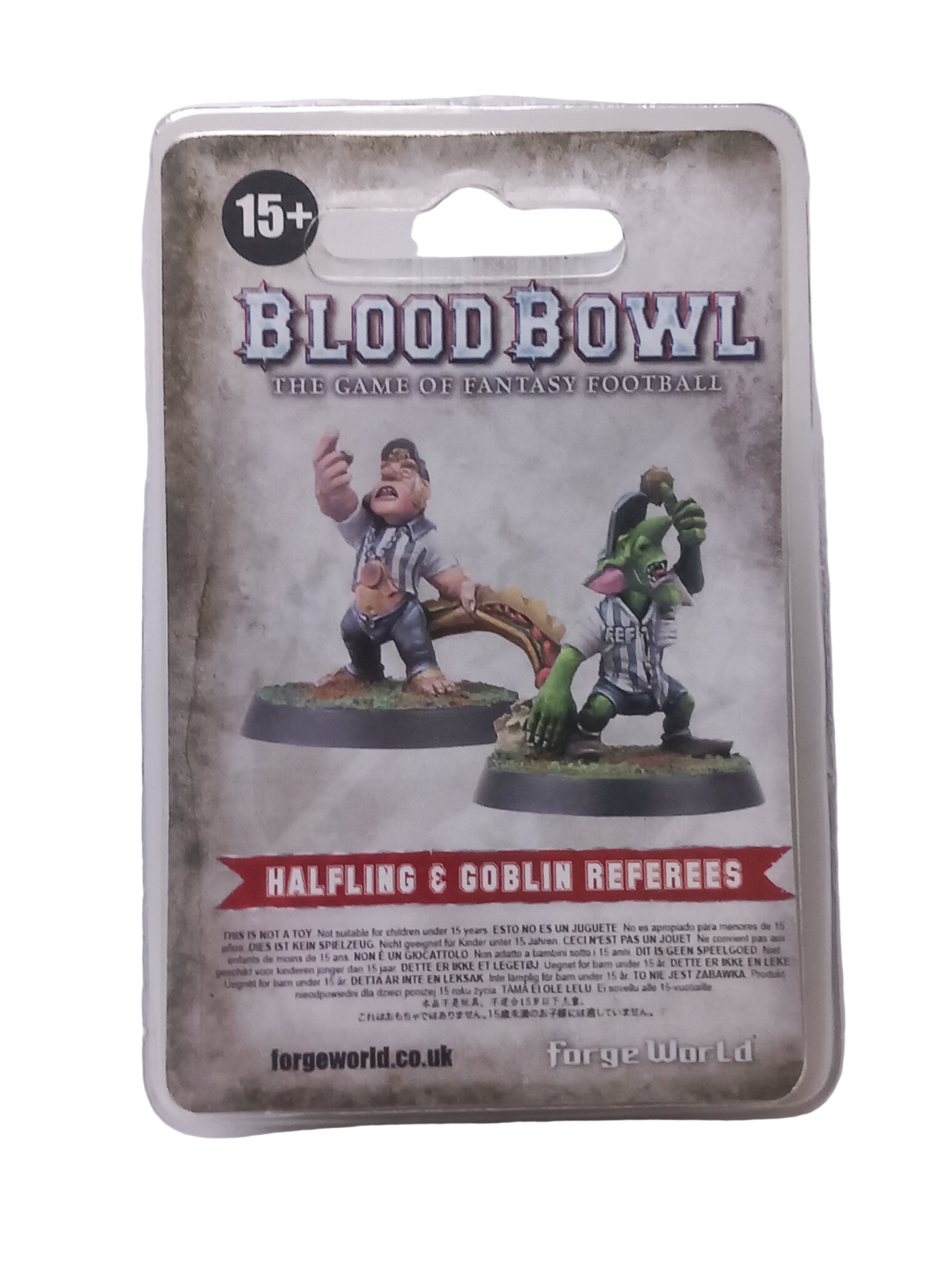 Blood Bowl Halfling & Goblin Referees Forge World