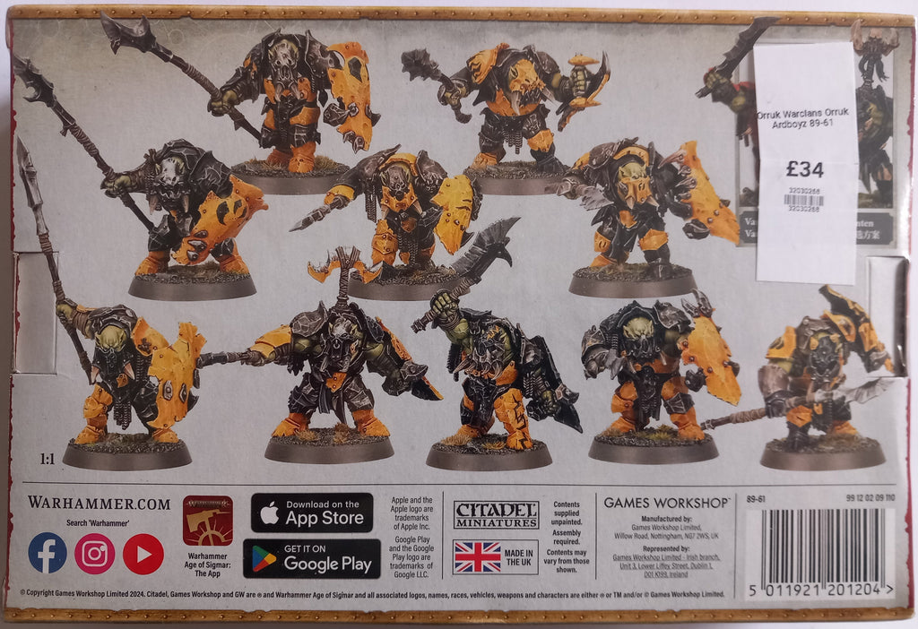 Orruk Warclans Orruk Ardboys Warhammer Age of Sigmar