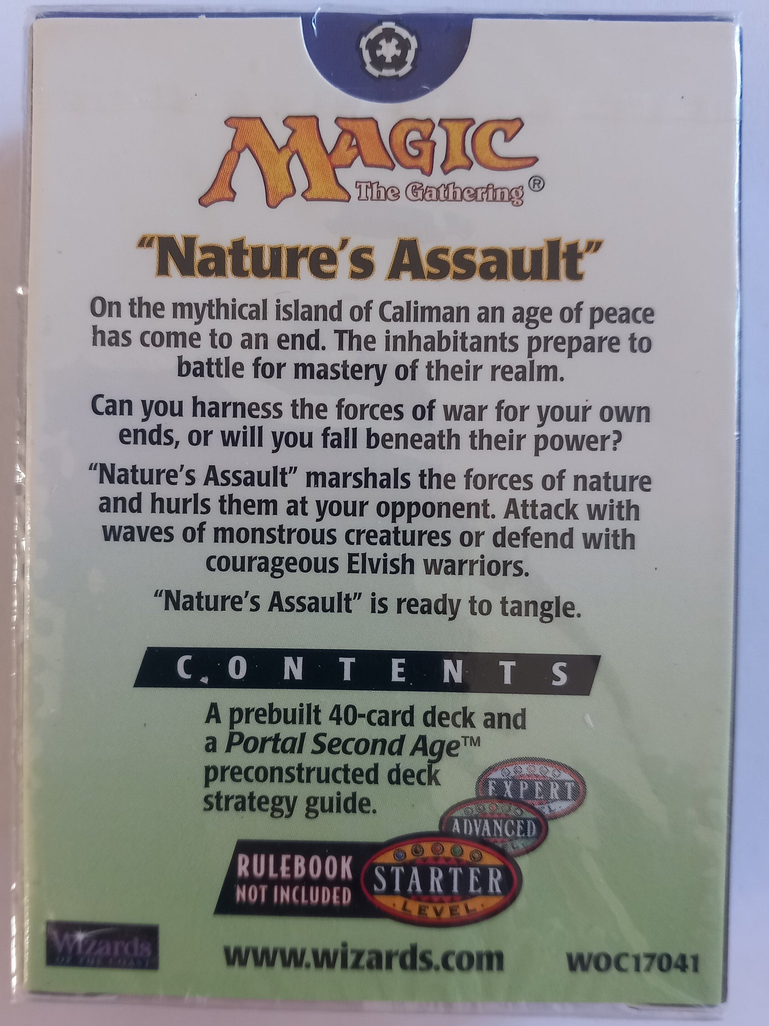 Portal Second Age Nature's Assault Sealed Deck
